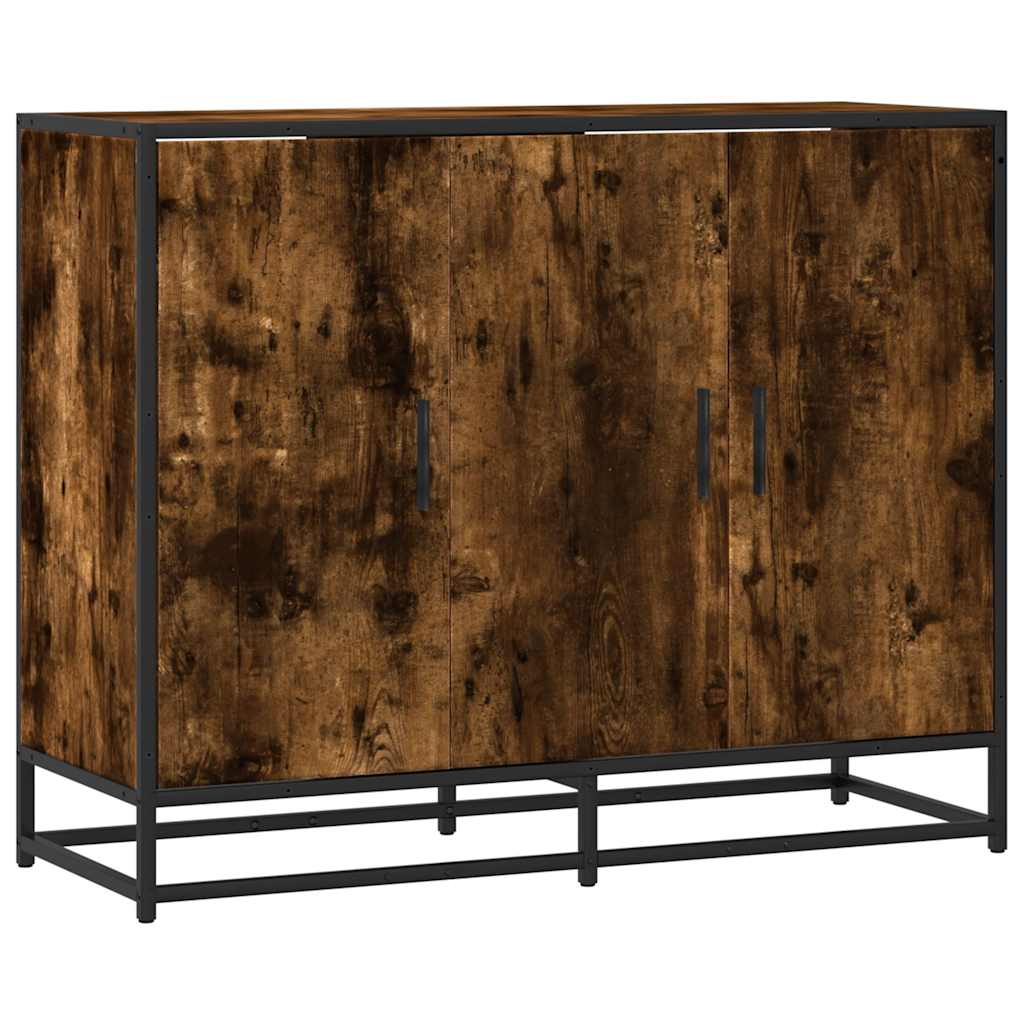 Sideboard Räuchereiche 94x35x76 cm Holzwerkstoff