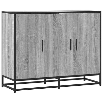 Sideboard Grau Sonoma 94x35x76 cm Holzwerkstoff