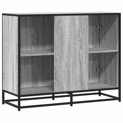 Sideboard Grau Sonoma 94x35x76 cm Holzwerkstoff