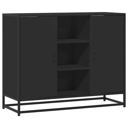 Sideboard Schwarz 92x35x76 cm Holzwerkstoff