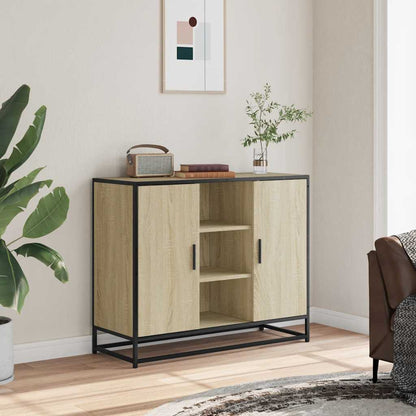 Sideboard Sonoma-Eiche 92x35x76 cm Holzwerkstoff