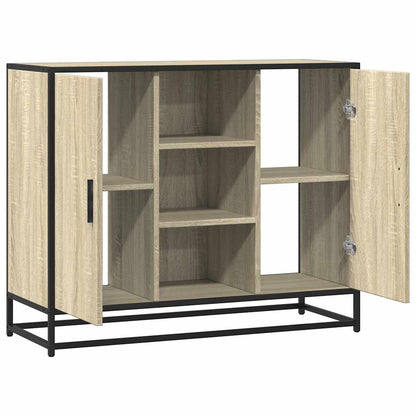 Sideboard Sonoma-Eiche 92x35x76 cm Holzwerkstoff