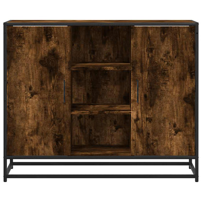 Sideboard Räuchereiche 92x35x76 cm Holzwerkstoff