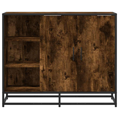 Sideboard Räuchereiche 92x35x76 cm Holzwerkstoff