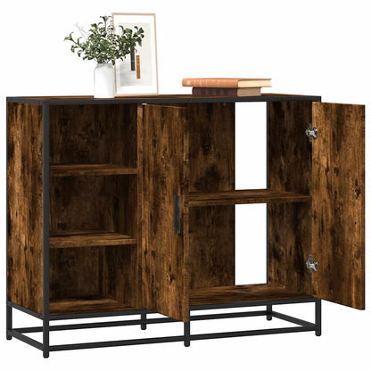 Sideboard Räuchereiche 92x35x76 cm Holzwerkstoff