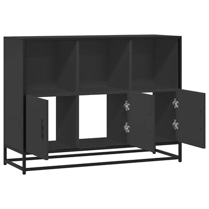 Sideboard Schwarz 100x35x76 cm Holzwerkstoff