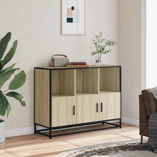 Sideboard Sonoma-Eiche 100x35x76 cm Holzwerkstoff