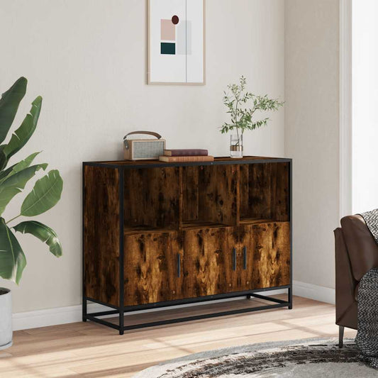 Sideboard Räuchereiche 100x35x76 cm Holzwerkstoff