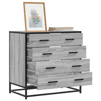 Schubladenschrank Grau Sonoma 70x41x70 cm Holzwerkstoff