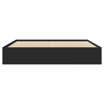 Bettgestell ohne Matratze Schwarz 180x200 cm Holzwerkstoff