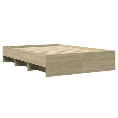 Bettgestell ohne Matratze Sonoma-Eiche 120x190 cm Holzwerkstoff