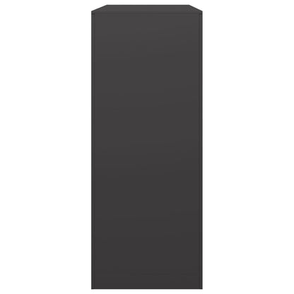 Brennholzregal Schwarz 100x40x100 cm Stahl