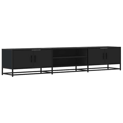 TV-Schrank Schwarz 210x35x41 cm Holzwerkstoff