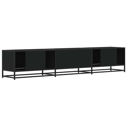 TV-Schrank Schwarz 210x35x41 cm Holzwerkstoff