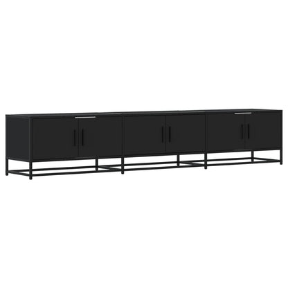 TV-Schrank Schwarz 210x35x41 cm Holzwerkstoff