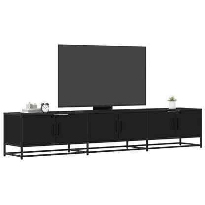 TV-Schrank Schwarz 210x35x41 cm Holzwerkstoff