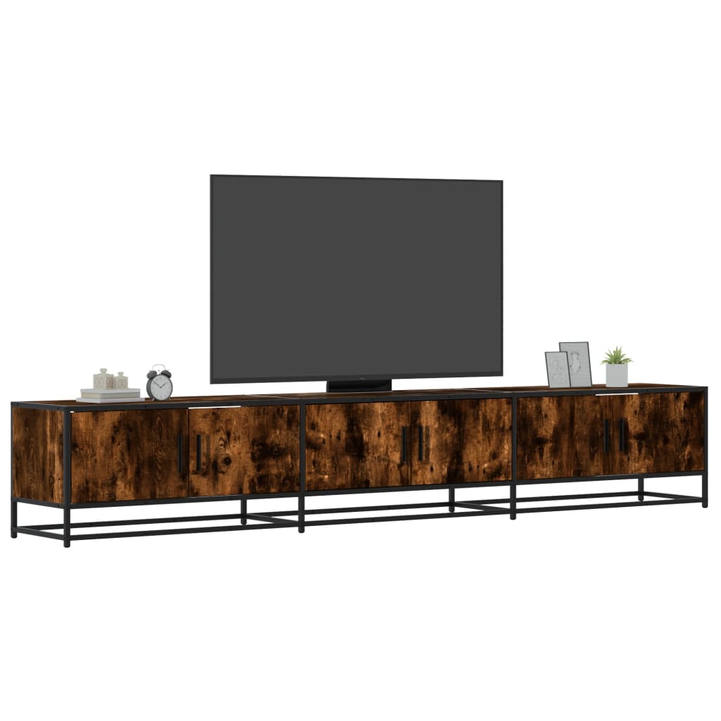 TV-Schrank Räuchereiche 240x35x41 cm Holzwerkstoff