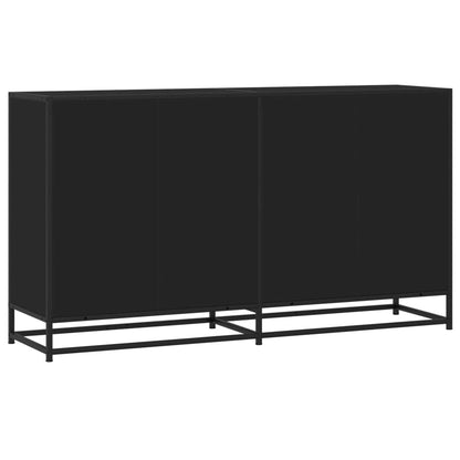 Sideboard Schwarz 134x35x76 cm Holzwerkstoff