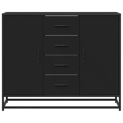 Sideboard Schwarz 92x35x76 cm Holzwerkstoff