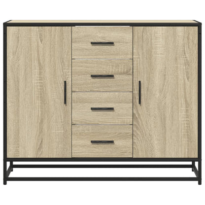 Sideboard Sonoma-Eiche 92x35x76 cm Holzwerkstoff