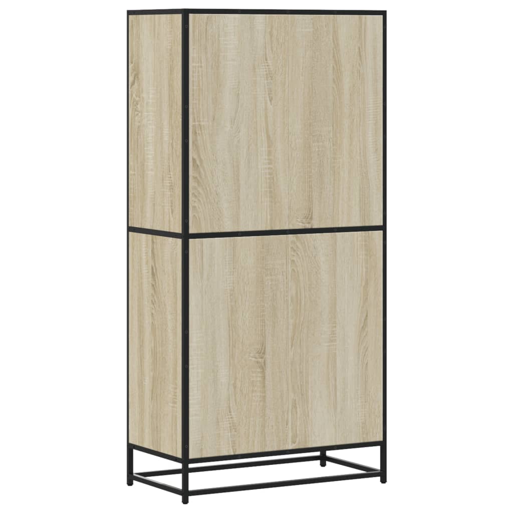 Highboard Sonoma-Eiche 68x35x139 cm Holzwerkstoff