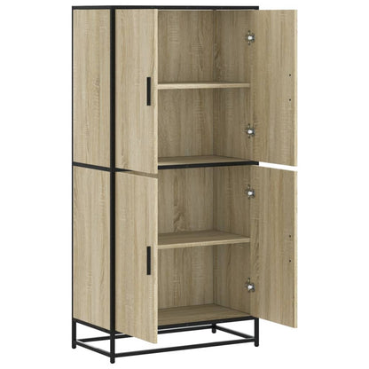 Highboard Sonoma-Eiche 68x35x139 cm Holzwerkstoff