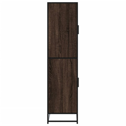 Highboard Eichen-Optik 68x35x139 cm Holzwerkstoff