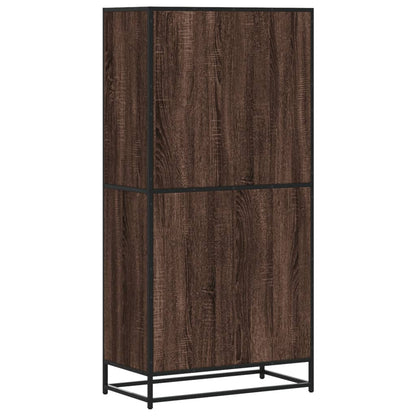 Highboard Eichen-Optik 68x35x139 cm Holzwerkstoff