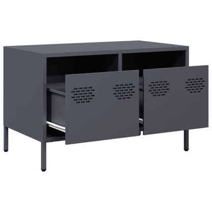 TV-Schrank Anthrazit 68x39x43,5 cm Kaltgewalzter Stahl