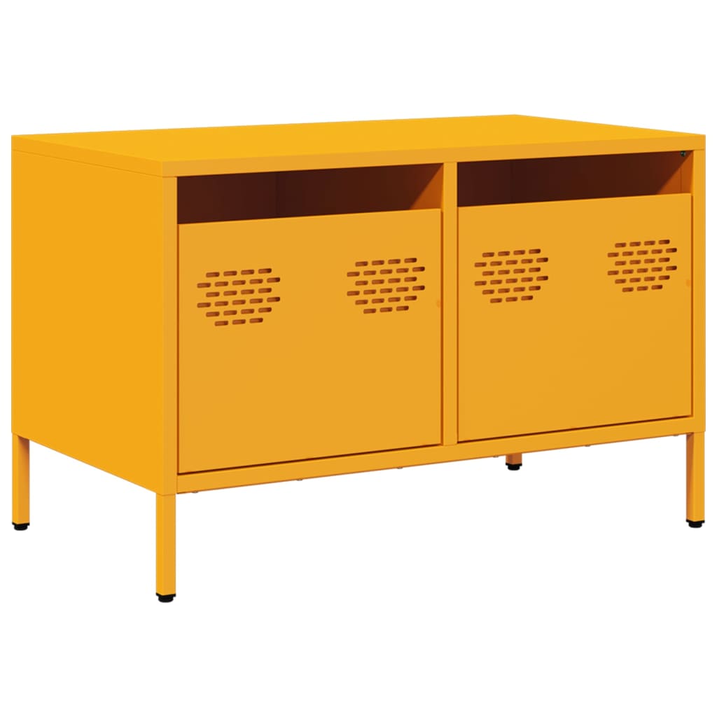 TV-Schrank Senfgelb 68x39x43,5 cm Kaltgewalzter Stahl