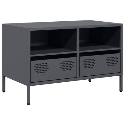 TV-Schrank Anthrazit 68x39x43,5 cm Kaltgewalzter Stahl