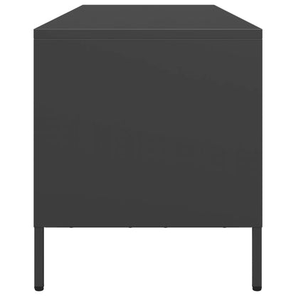 TV-Schrank Schwarz 135x39x43,5 cm Kaltgewalzter Stahl