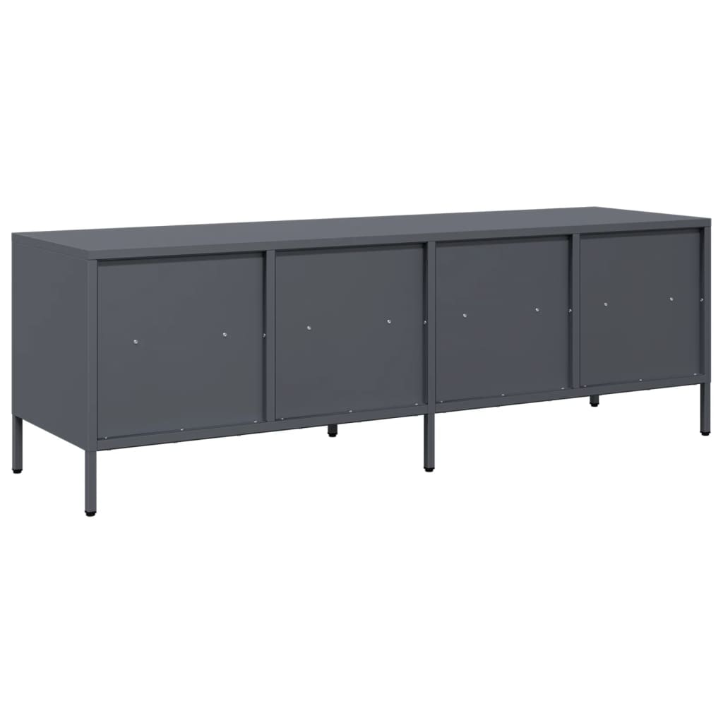 TV-Schrank Anthrazit 135x39x43,5 cm Kaltgewalzter Stahl