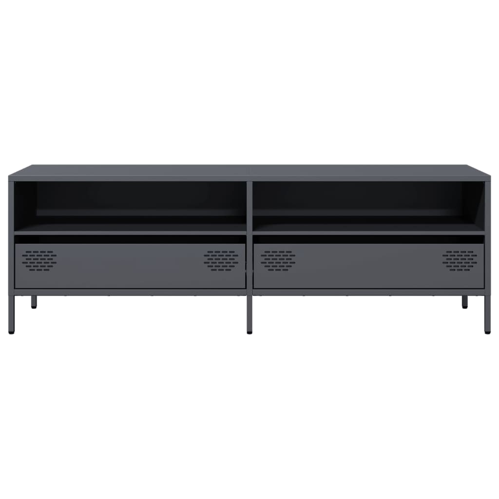 TV-Schrank Anthrazit 135x39x43,5 cm Kaltgewalzter Stahl