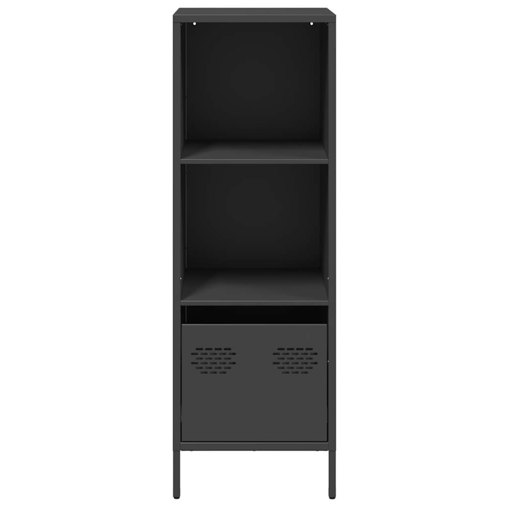 Highboard Schwarz 35x39x103,5 cm Stahl