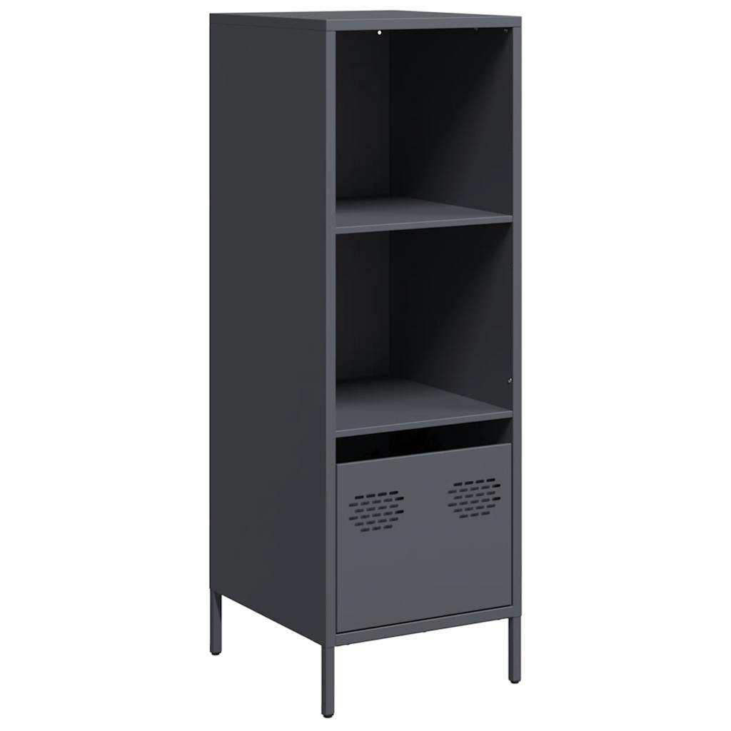 Highboard Anthrazit 35x39x103,5 cm Stahl