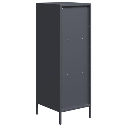 Highboard Anthrazit 35x39x103,5 cm Stahl