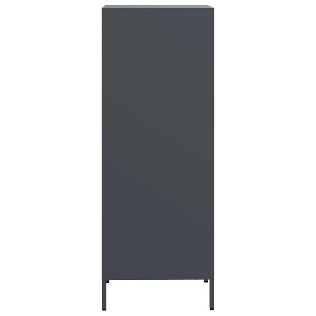 Highboard Anthrazit 39x35x103,5 cm Stahl