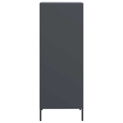 Highboard Anthrazit 39x35x103,5 cm Stahl