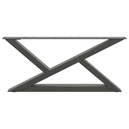 Couchtischbeine 2 Stk. Anthrazit 70x(30-31,3) cm Stahl