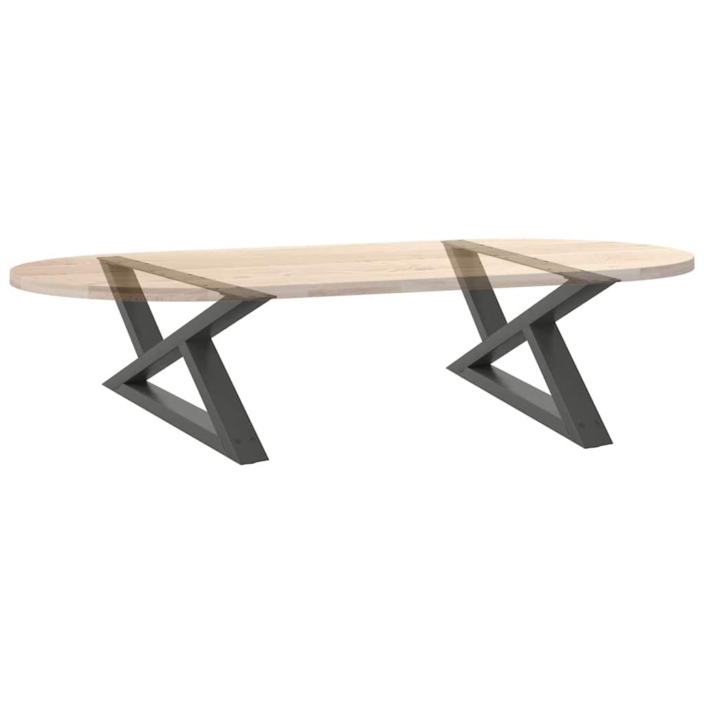 Couchtischbeine 2 Stk. Anthrazit 70x(30-31,3) cm Stahl