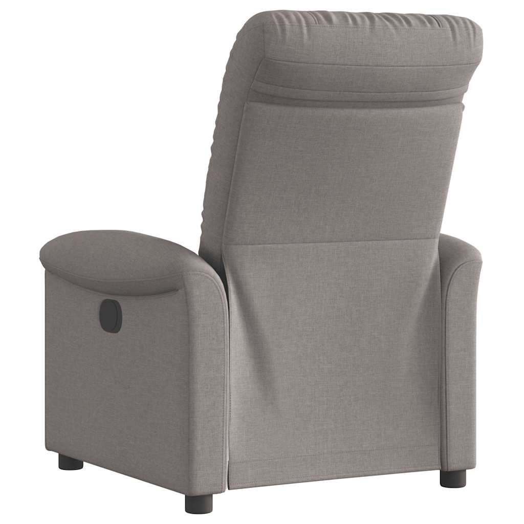 Relaxsessel Elektrisch Taupe Stoff