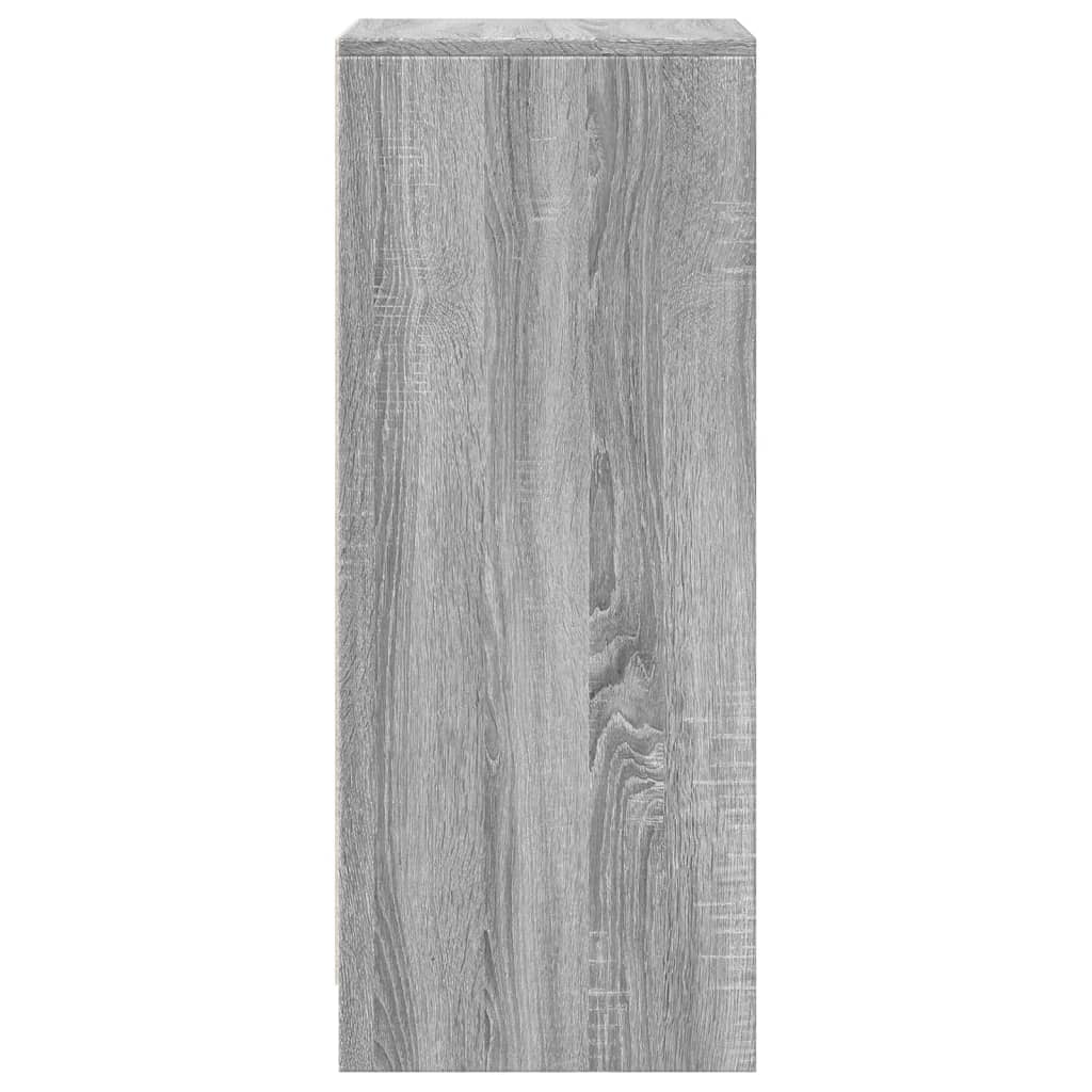 LED-Sideboard Grau Sonoma 42,5x34x85 cm Holzwerkstoff