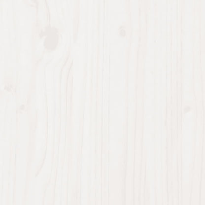 Bettgestell mit Kopfteil ohne Matratze Weiß 90x200 cm