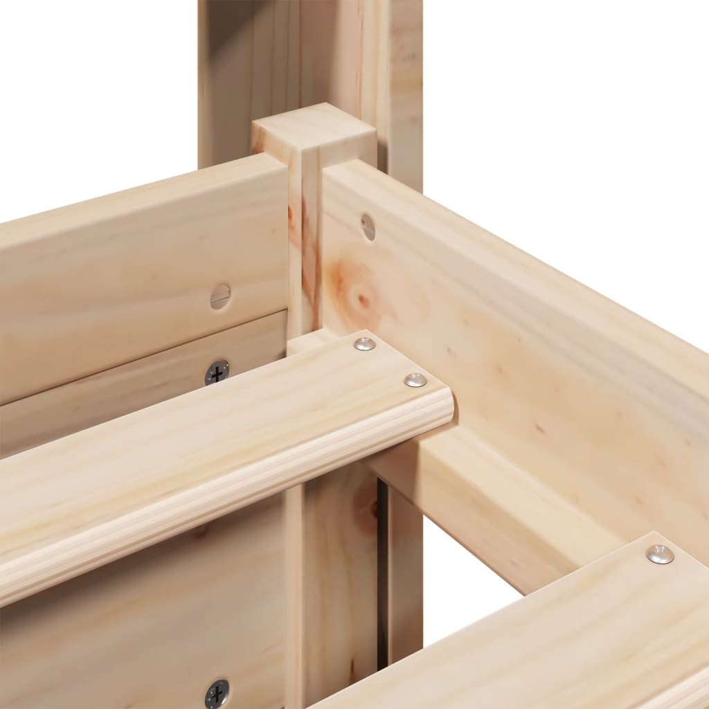 Bettgestell mit Kopfteil ohne Matratze 150x200 cm