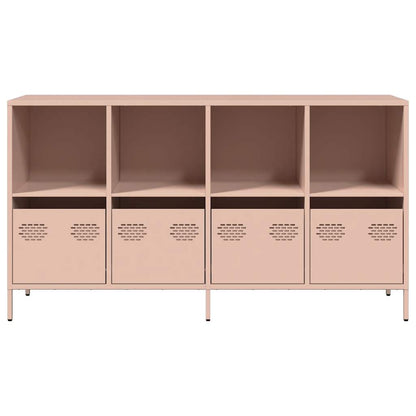 Sideboard Rosa 135x39x73,5 cm Kaltgewalzter Stahl