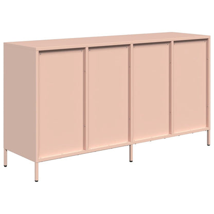 Sideboard Rosa 135x39x73,5 cm Kaltgewalzter Stahl