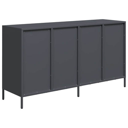 Sideboard Anthrazit 135x39x73,5 cm Kaltgewalzter Stahl