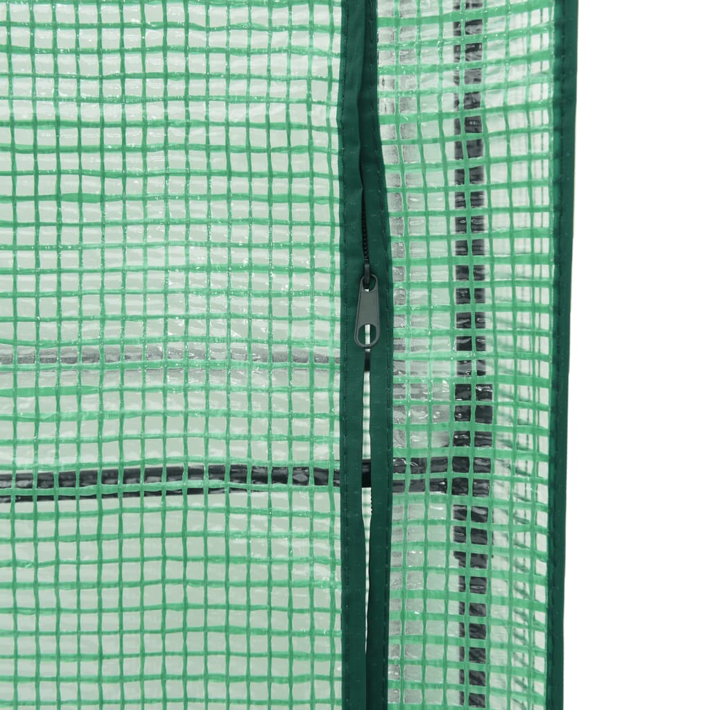 Hochbeet mit Gewächshaus-Aufsatz Rattan-Optik 160x40x138 cm