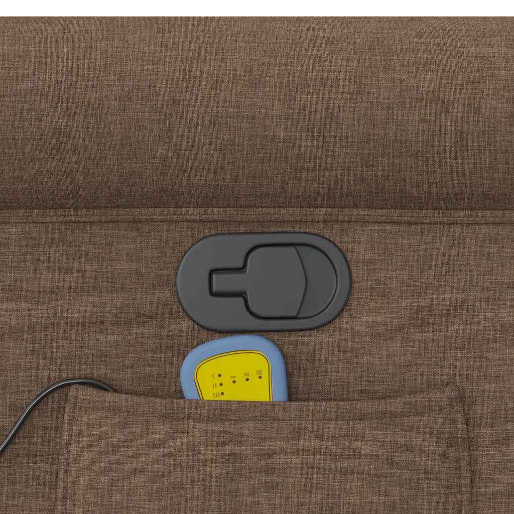 Massagesessel Braun Stoff